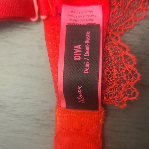 32C Coral Diva Demi Unlined La Senza Bra - Picture 3 of 4